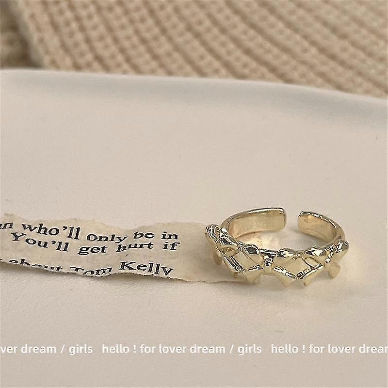 Ring Metallisches Element Schmetterling Stud Mädchen Mode Schmuck