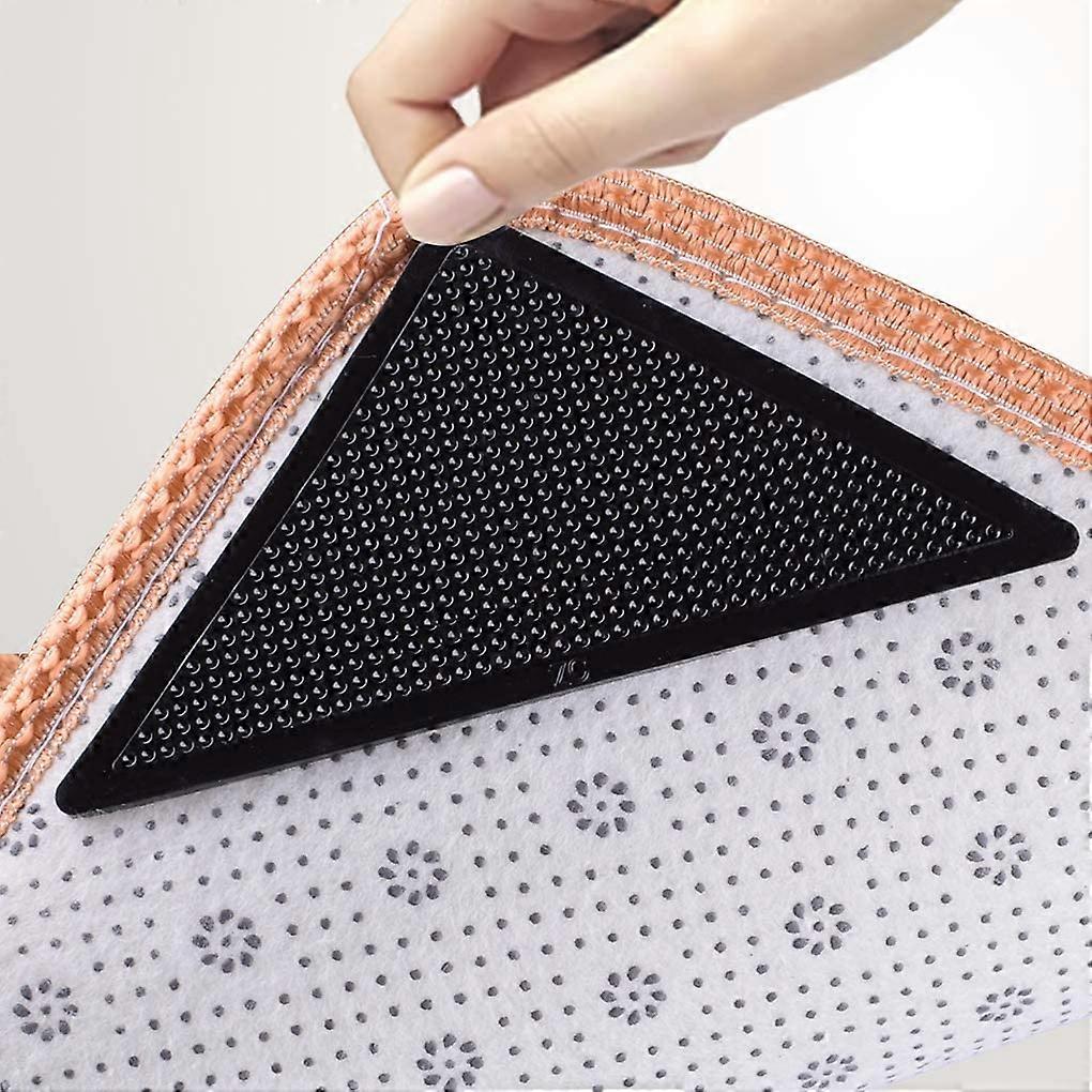 8 stk tæppetape, skridsikre tæppegribere, genanvendelige vaskbare tæpper tape til områdetæpper