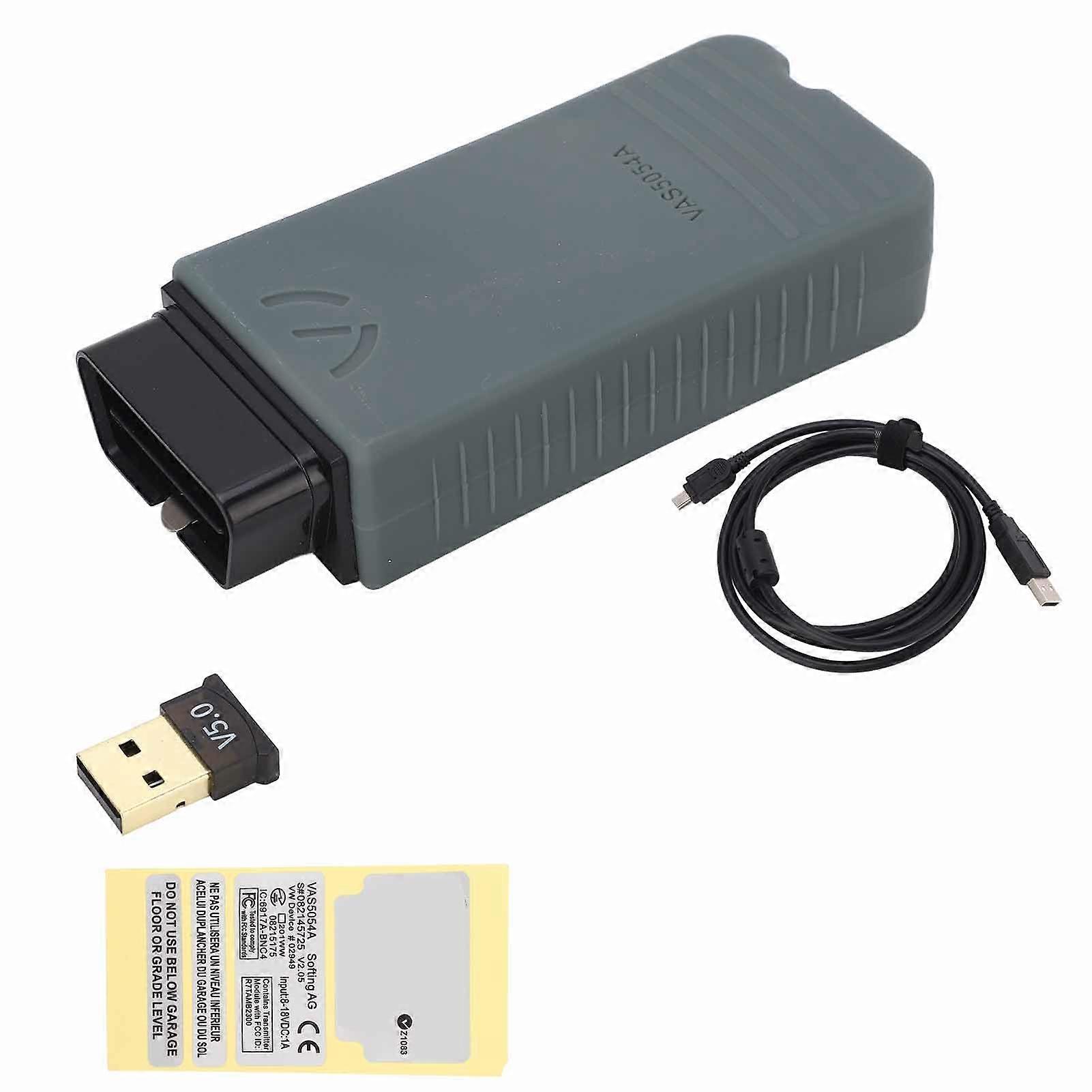 Scaner de diagnosticare automat Obd2 Bluetooth pentru cip Oki Odis Vas5054 V4.3.3 / V4.4.10 / V3.0.3 Suport protocoale Uds