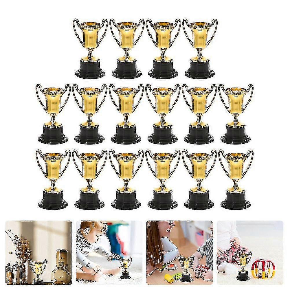 Μικρά τρόπαια για παιδιά 16, Golden Trophy Κύπελλο Κύπελλα διαγωνισμού Βραβεία Τρόπαιο μπέιζμπολ Τρόπαιο τρόπαιο ποδοσφαίρου με βάση για παιδιά Xinda