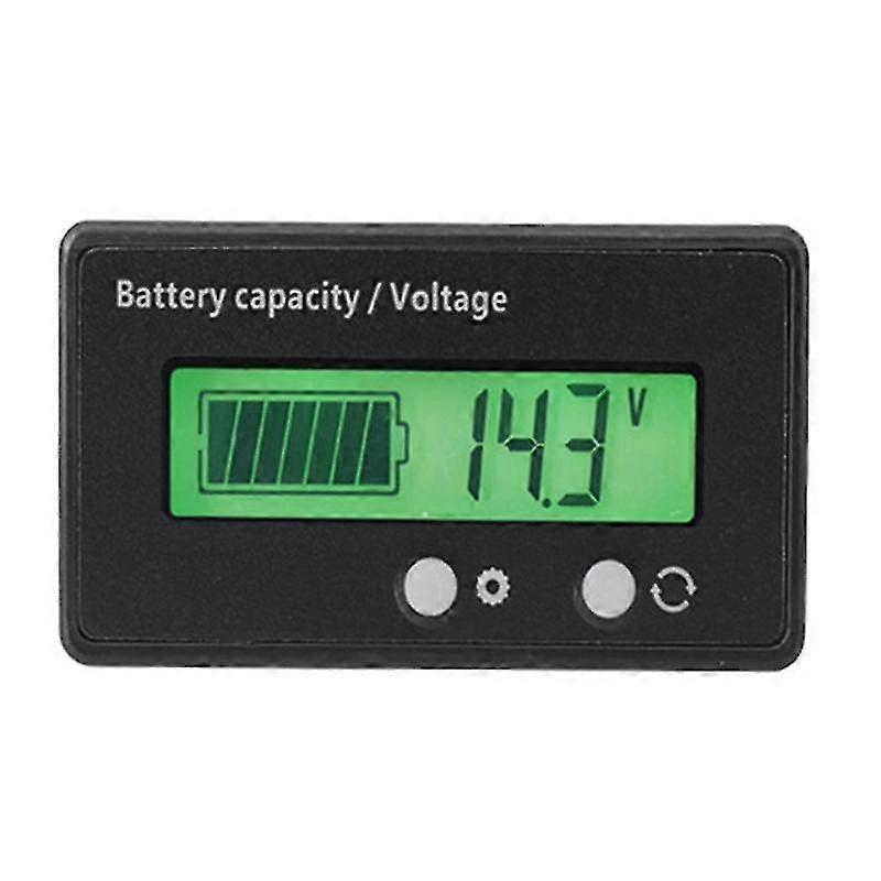 12v24v48v Lithium Battery Voltage And Power Display Meter Green