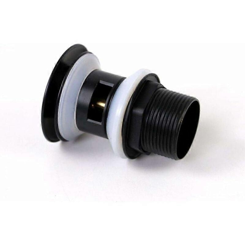 Waschtischablauf mit Überlauf - Schwarz