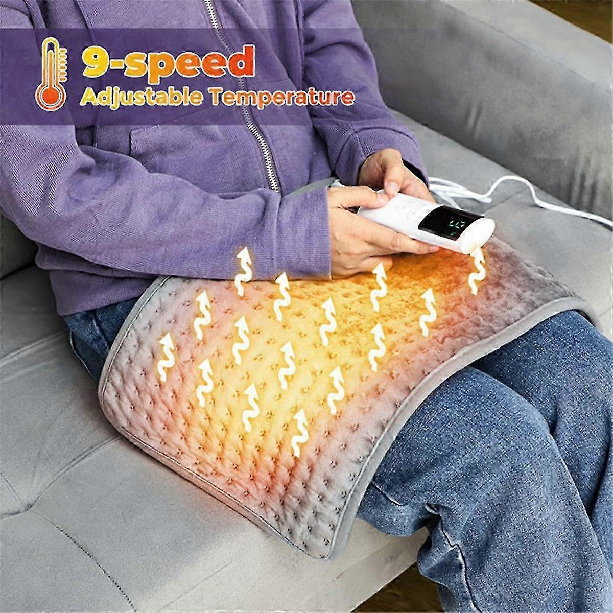 Timed Heating Pad, 9-speed Temperature Adjustment, 4-speed Warm Winter Insulation Blanket -eu Plug