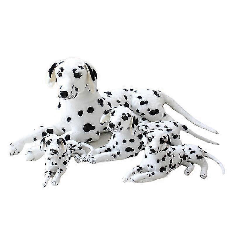 Dalmatian Sitting Lifelike Stuffed Animal Dog Doll Plush Dalmatian Dog 30Cm