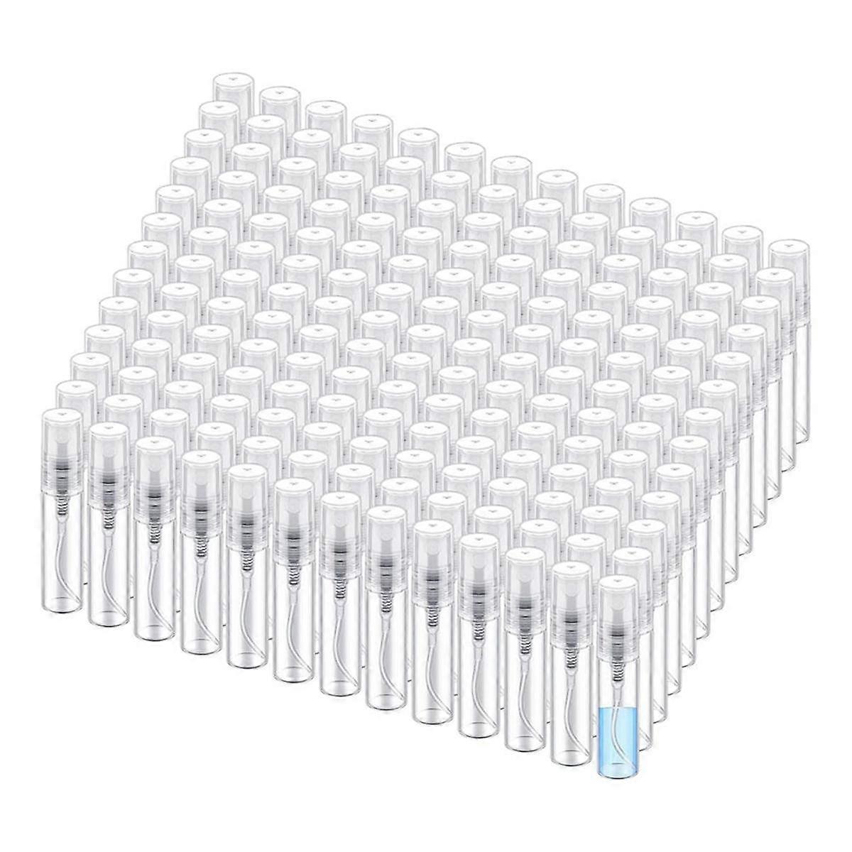 200 Pcs Mini Spray Bottles Clear Plastic Perfume Bottles Refillable Fine Mist Perfume Atomizer (5Ml