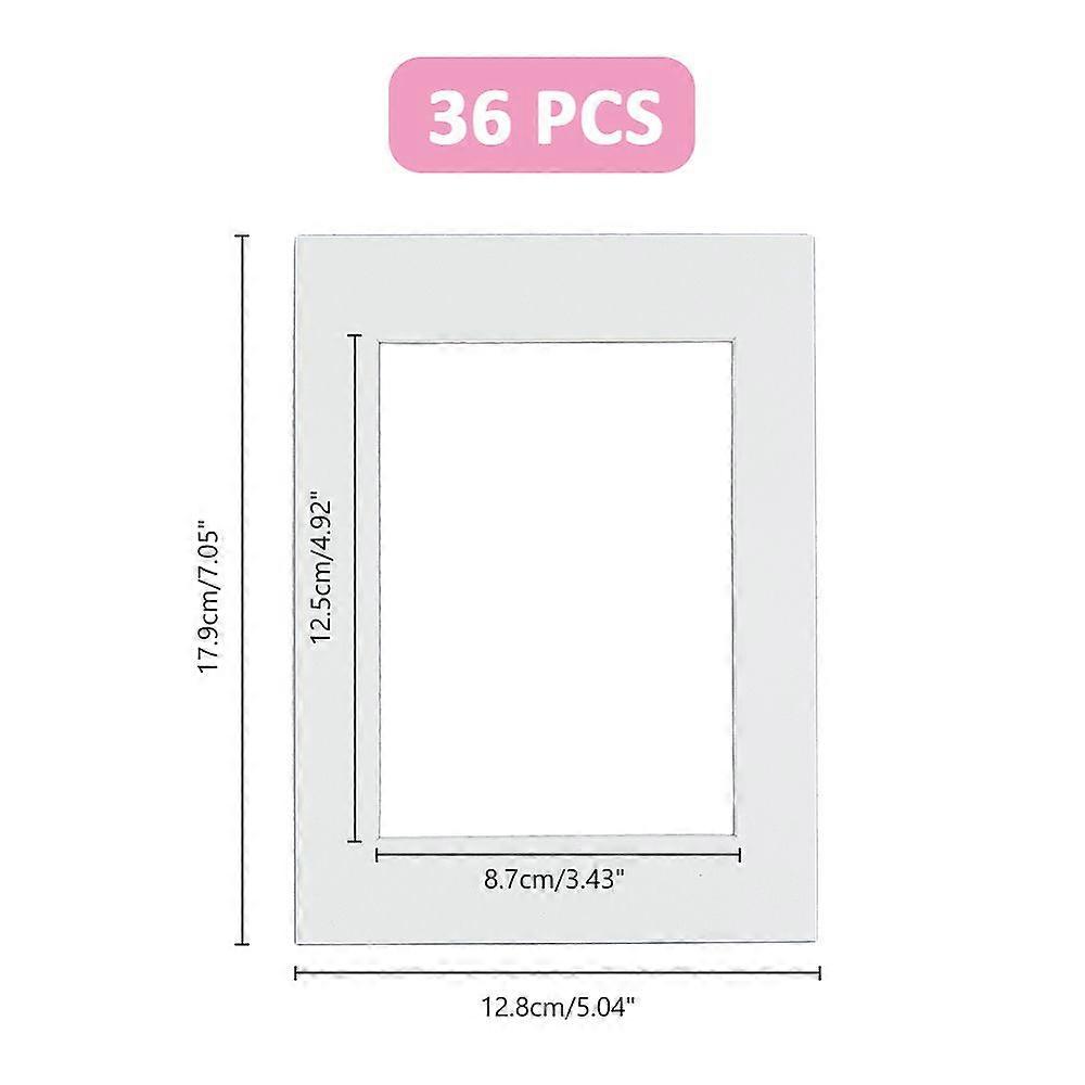 Rectangle Paper Picture Frame Photo Frame for Wall Decoration Antique White 179x128x1mm