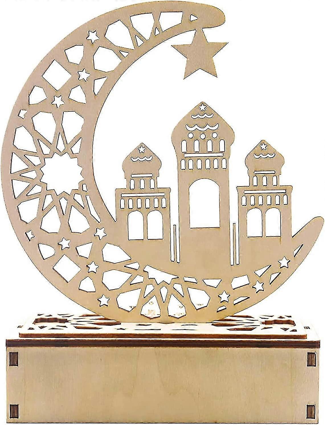 Lanterne Ramadan - D-lune Et Toile Islam Eid - Veilleuse En Forme De D-lune Pour L'ad Musulmane, Dcorations Essentis Pour Prires Du Ramadan,4958