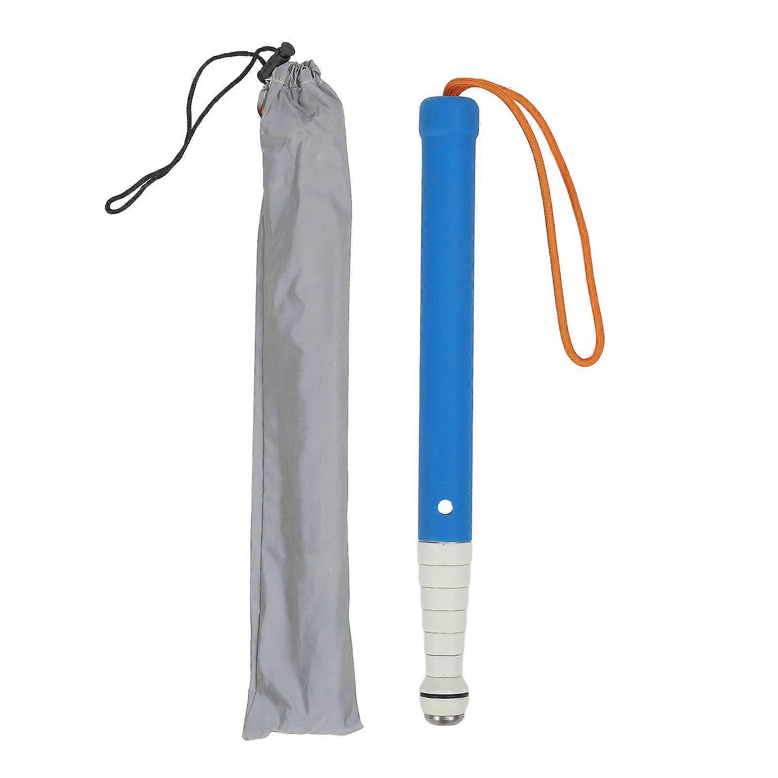 Titanium alloy reflective blind cane, foldable, easy to grip, lightweight and sturdy, for visually impaired elderly people