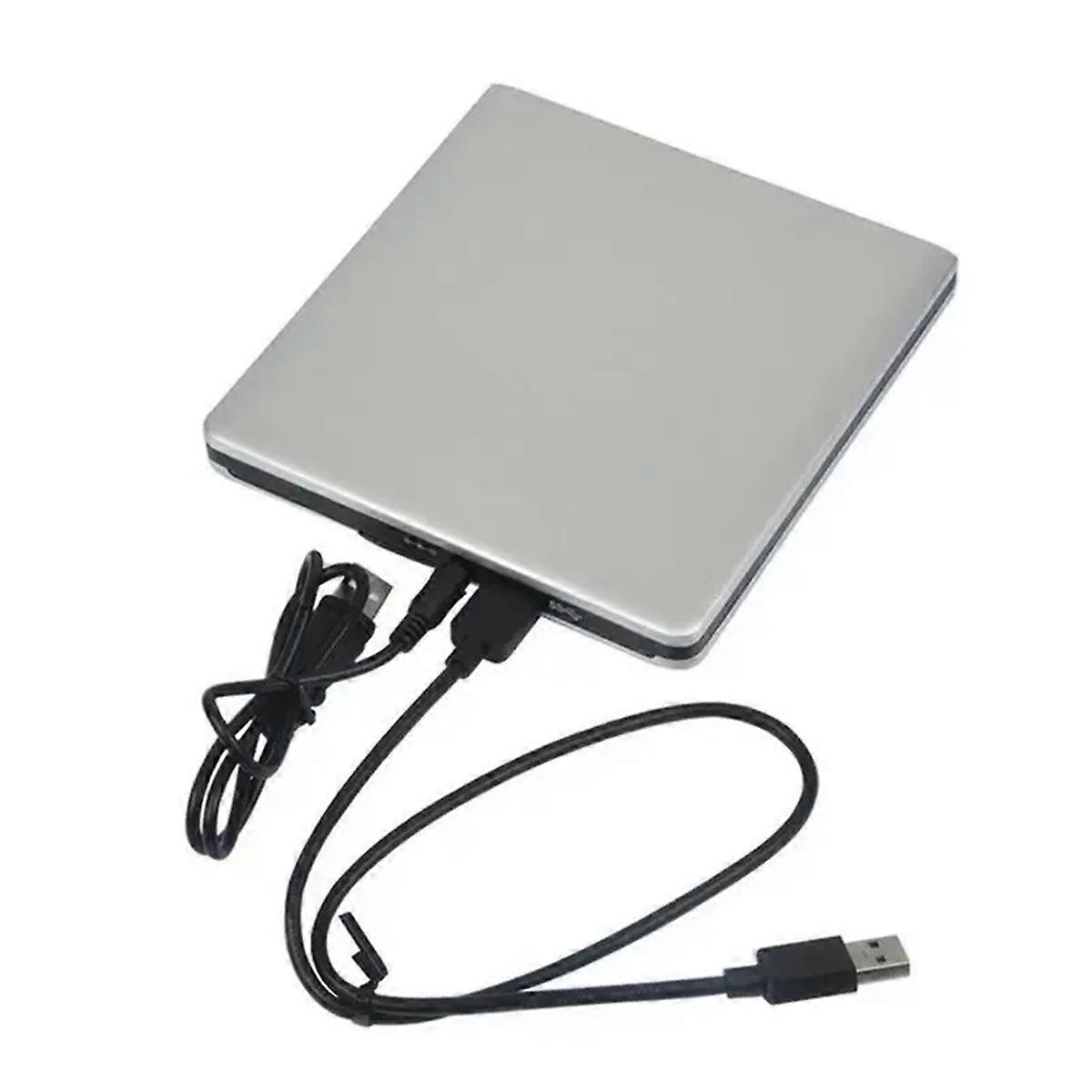 Blu-Ray Burner USB3.0 Type C 3D Slim Drive DVD Player DVD+/-RW Reader Media Player for / OS Laptop