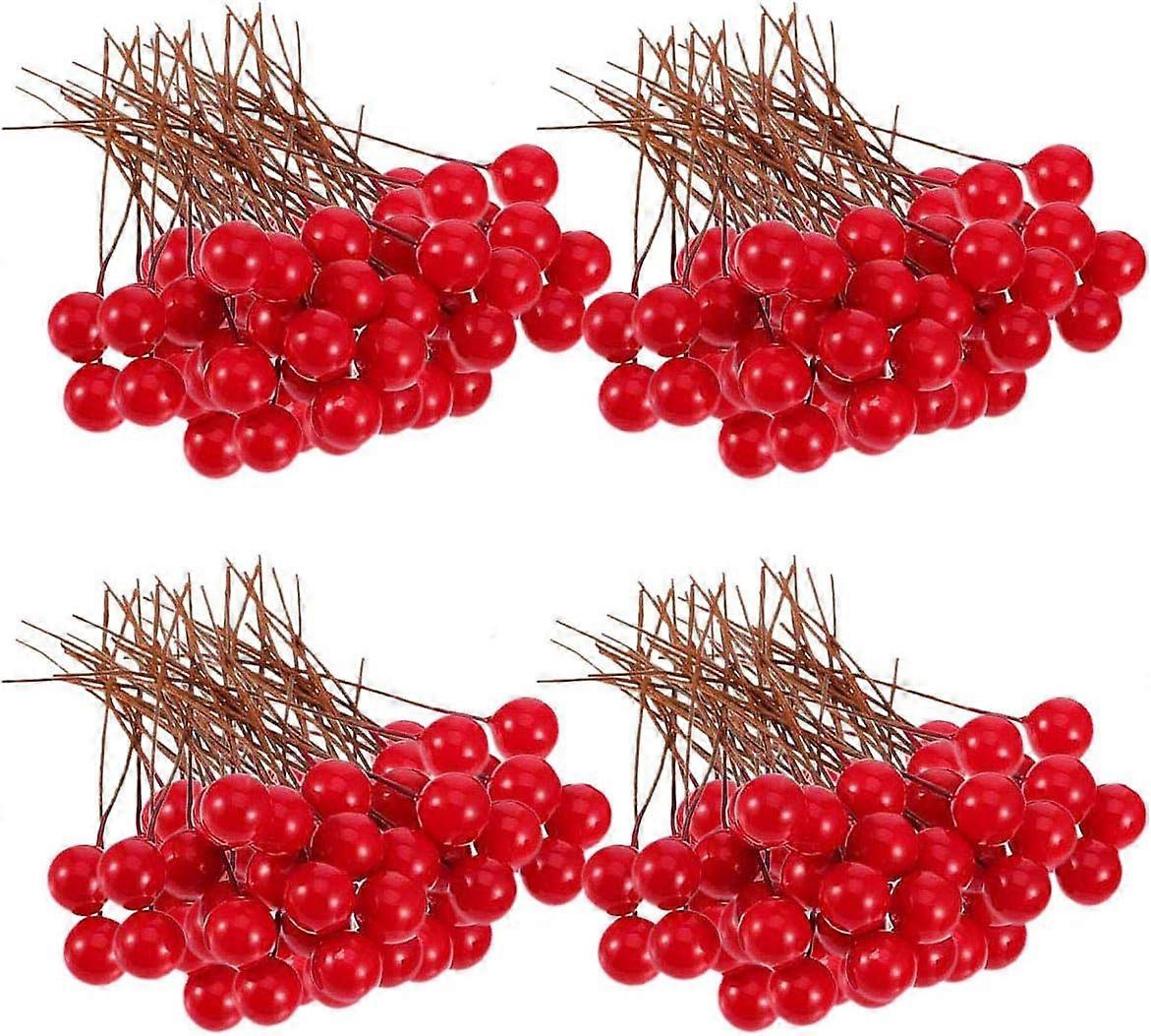 100 pieces artificial berries for Christmas tree decorations