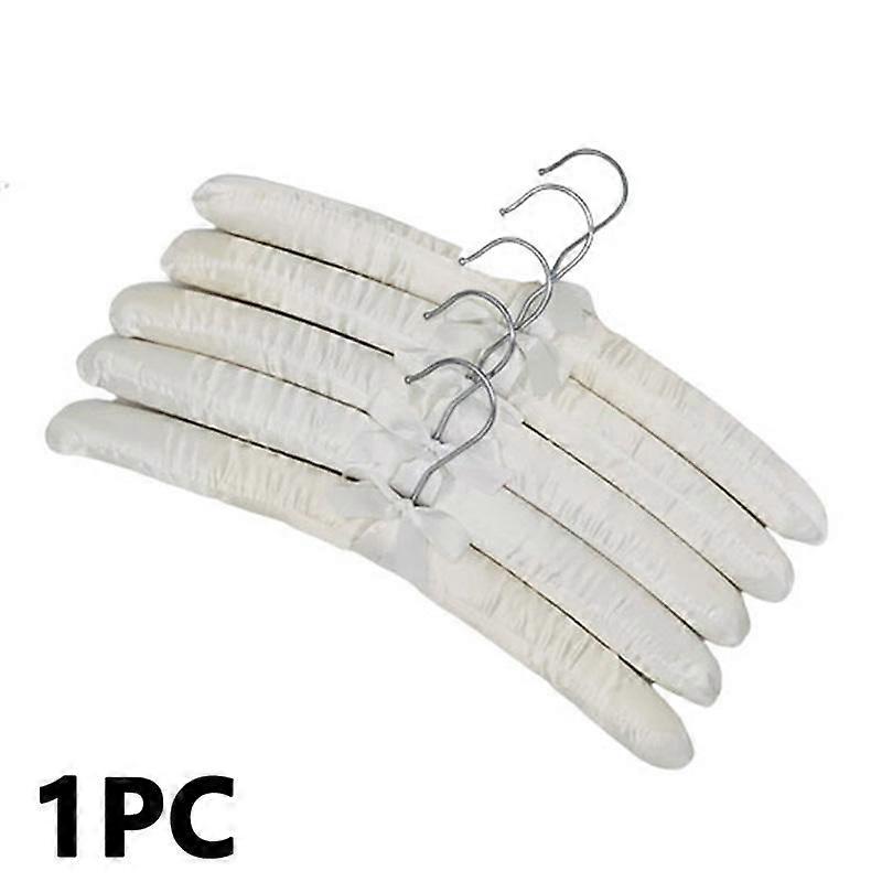 1PC Kledingwinkel Kledinghanger Zijde Gewikkelde Opslaghouder Spons Hangers Gewatteerde Hanger Satijn