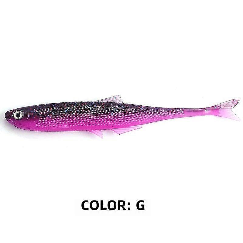 ShadTeez Supercontinent Fishing 2023 6cm/8cm Soft Lure With 3D Eyes For Pike Zander Predators Casting Fishing In River Lake Ocean Beach