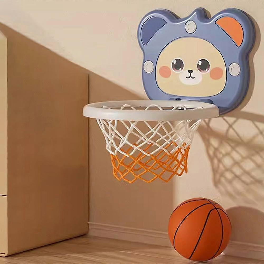 AS Indoor Kids Basketball Hoop Toddler Sports Activity Center Wall Mounted Adjustable Height Basket
