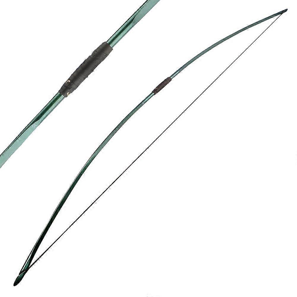 Traditionell bågskyttejakt Engelsk Ett stycke Recurve Rak Långbåge för Utomhusjakt 66" 25-150LBS