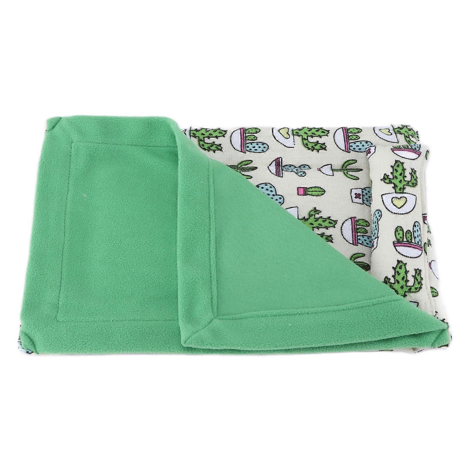 Sac de couchage en coton pour lézard, gecko, hamster, reptile, couverture avec oreiller