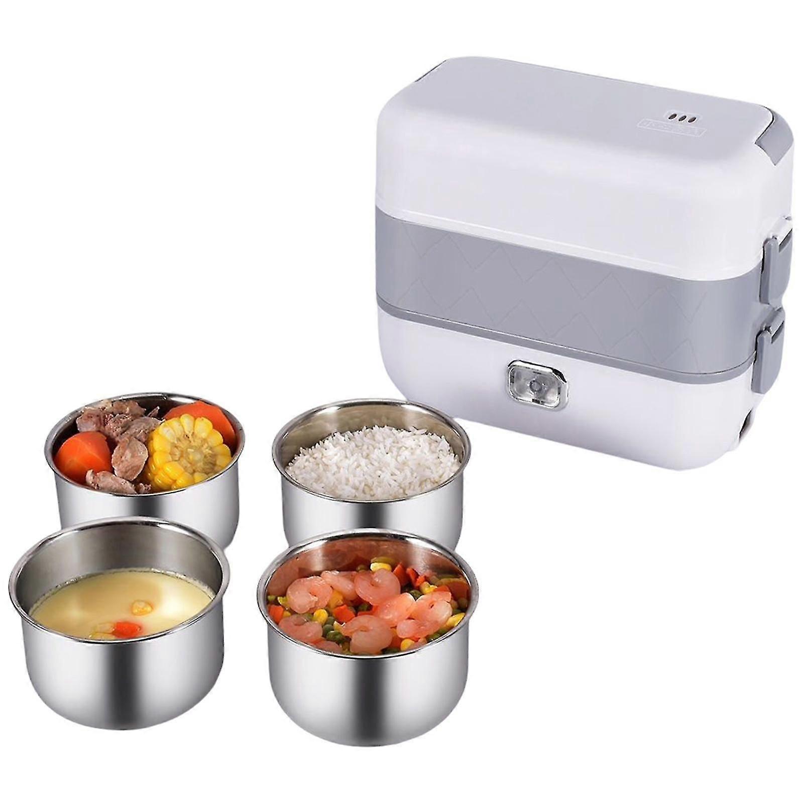 WXHE Elektryczny podgrzewacz do ryżu Izolacja Samonagrzewający się parowy garnek do gotowania ryżu Przenośny garnek do gotowania ryżu