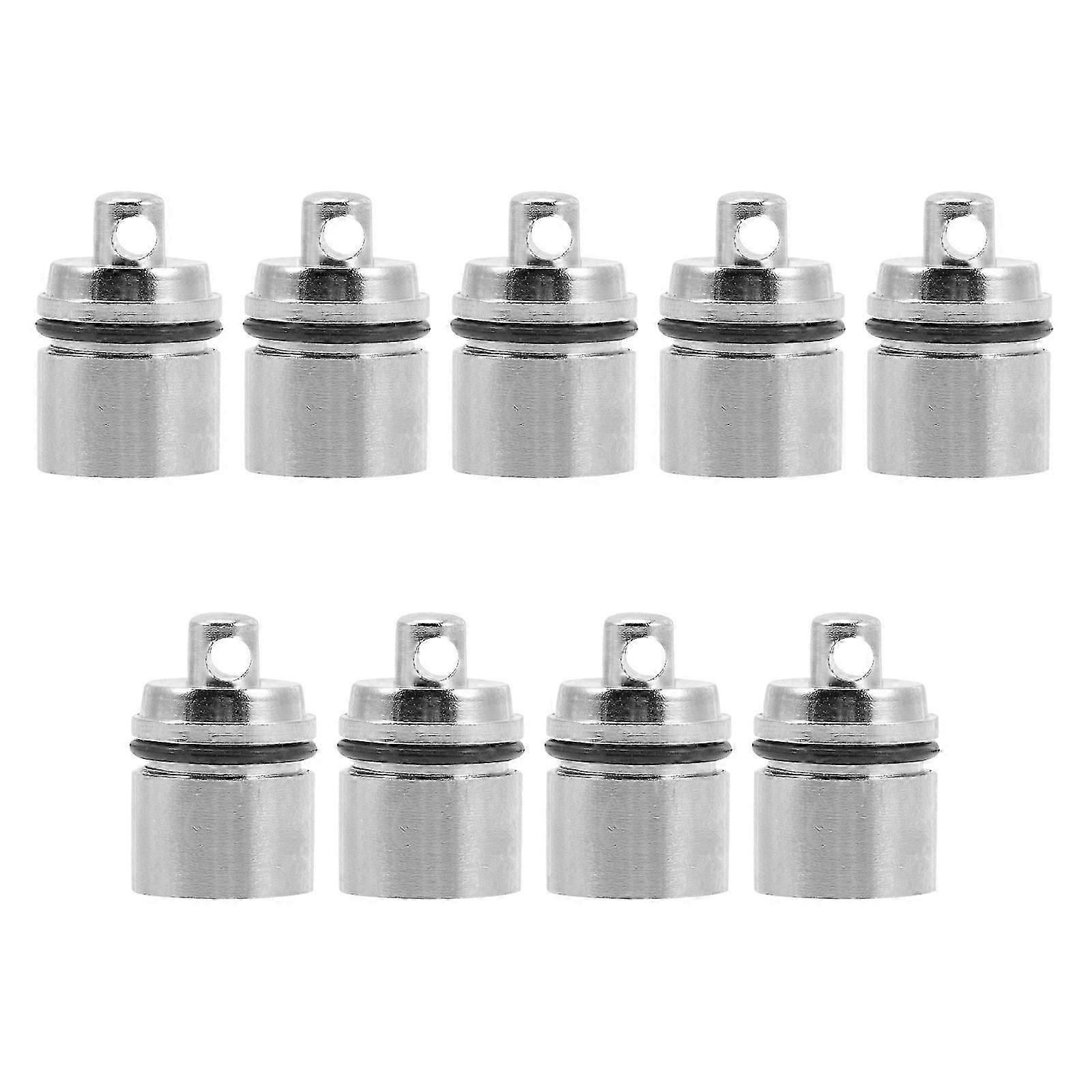 9pcs Mini LED Flashlight Battery-Powered Small Flashlight Keychain Making Pendant
