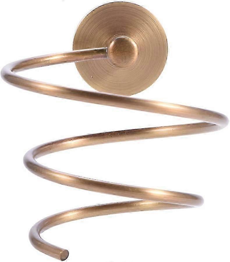 Porte-sèche-cheveux, support de sèche-cheveux mural en laiton, étagère de sèche-cheveux antique, support mural en laiton massif, étagère d’organisateur de salle de bain, cachée I