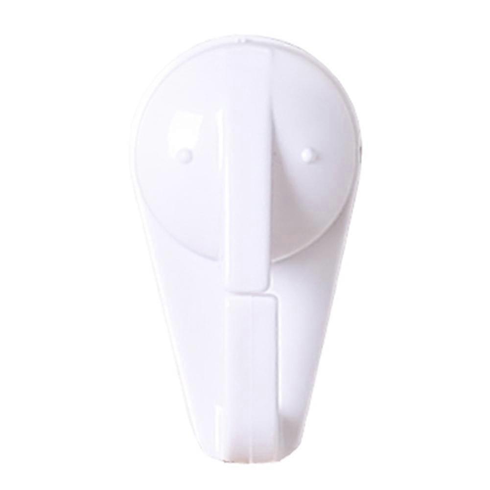 Kitchen Self Adhesive Wall Hook, Rotating Plastic Cartoon Shape Hanger for Bathroom and Kitchen Use, Durable and Easy to Install