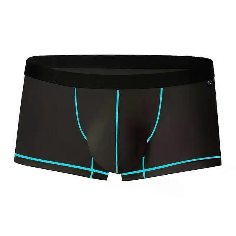 Gtopx Man Natural Thin Ice Silk U Touch Comfortable Breathable Boxer Pants Men Underwear
