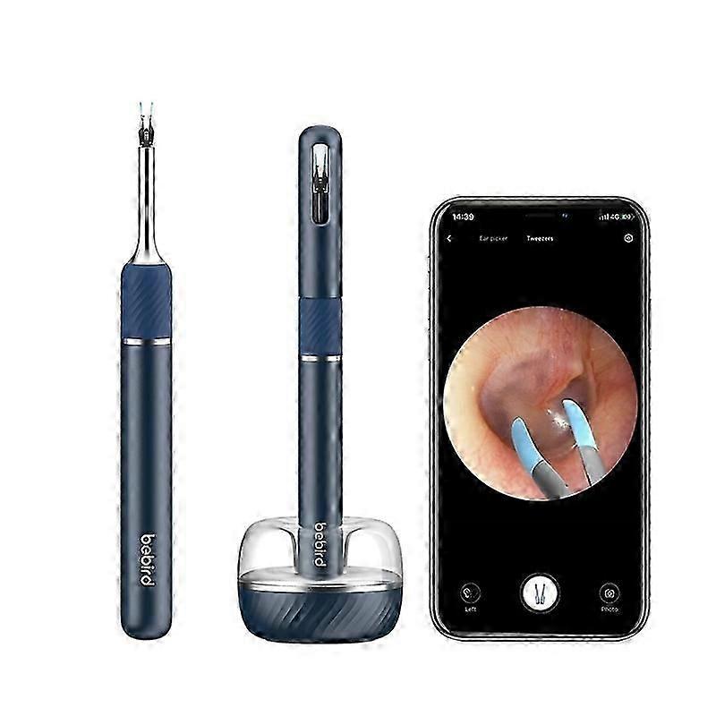 Ear Cleaner 3 in 1 Tweezers Spoon HD Camera Visible Wifi Ear Wax Pick Otoscope Remover