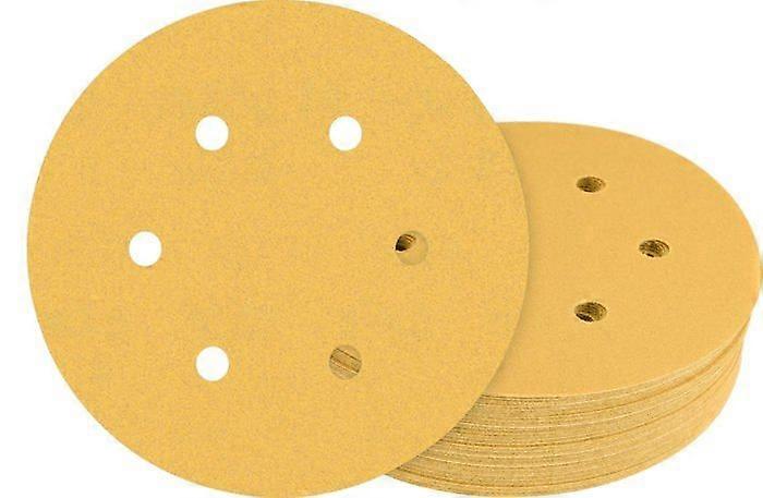 Feuille abrasive - Bosch - 50 feuilles - Multi-trous - 150 mm