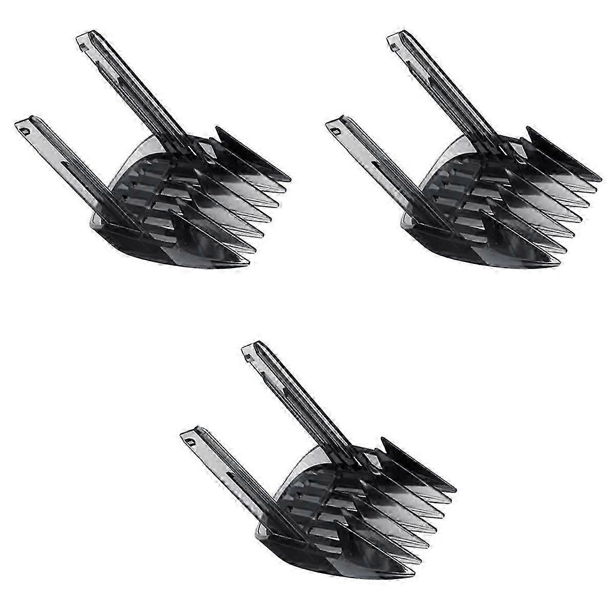 3X 理发器固定长度定位梳适用于 HC7460 HC7462 HC9450 HC9452 HC9490 7-24mm