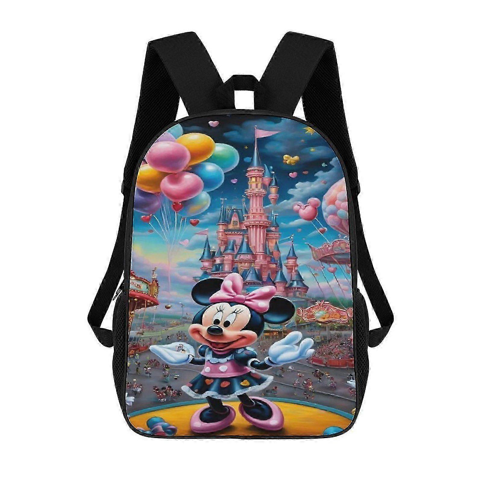 d665 Mickey Mouse Backpack Shoulders DaypackBag Work Travel Classic Unisex Backpack iii665