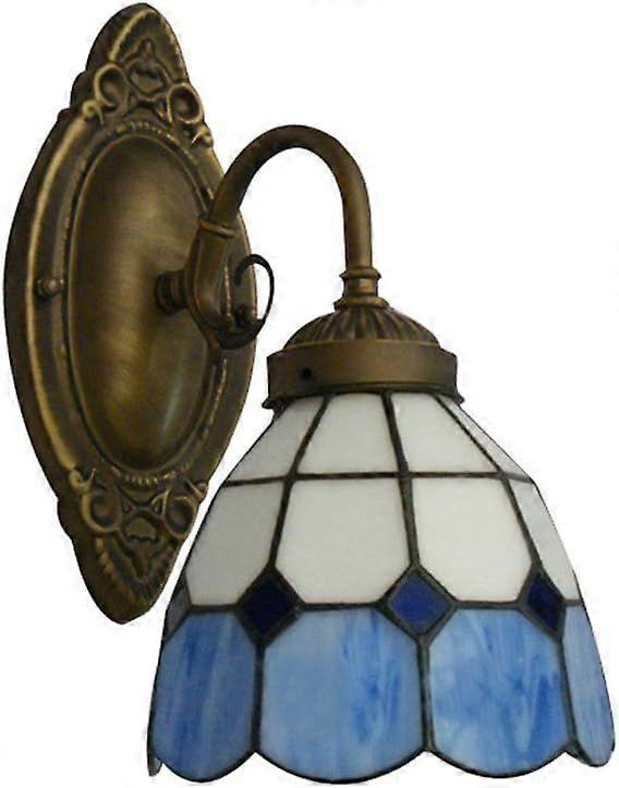 Mediterranean glass fishing wall lamp A 15cm lampshade without light source