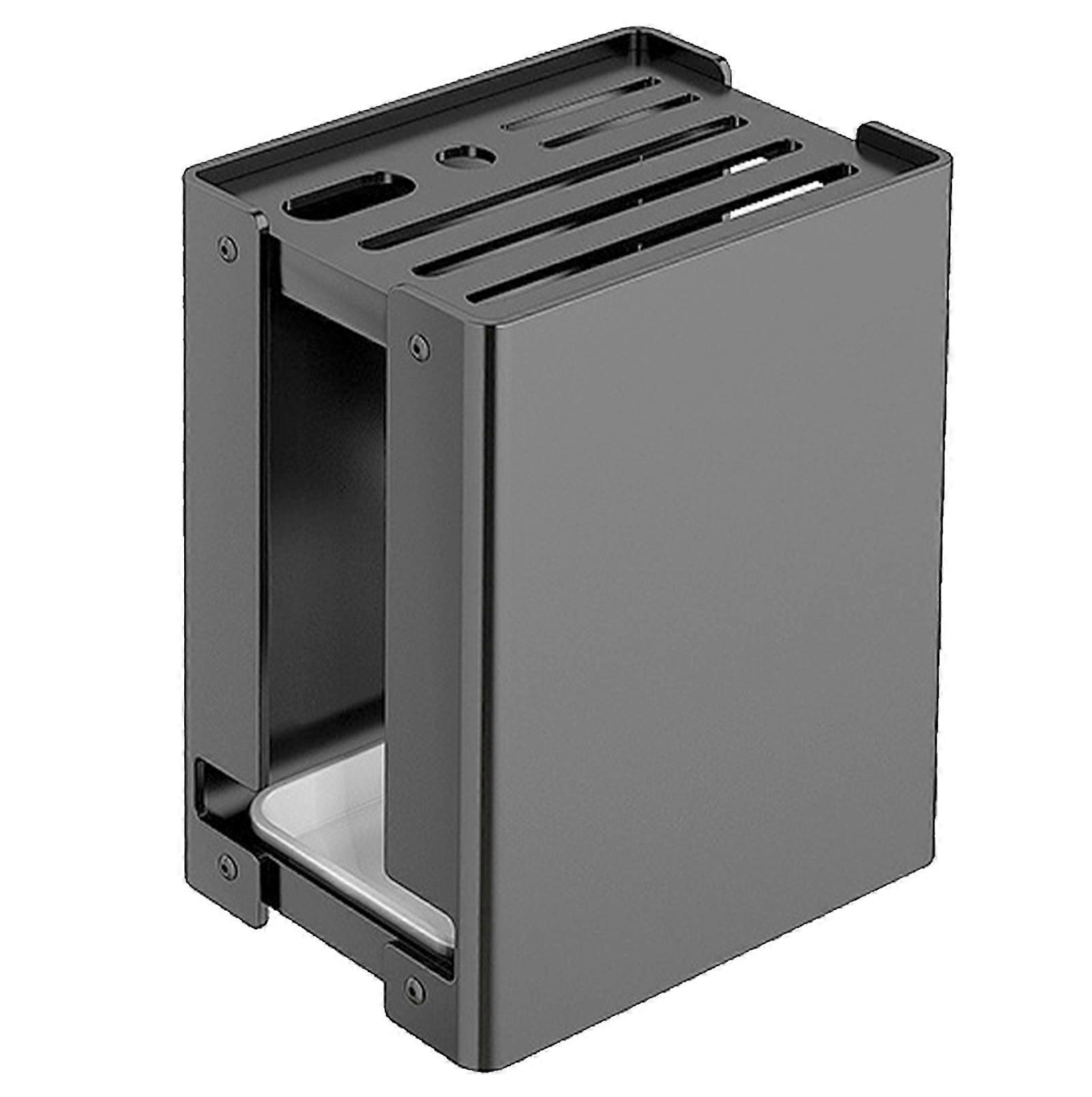 Hjem Køkken Multifunktionel Knivstativ Magnetisk dræning Lodret Alt i et Knivopbevaringsstativ