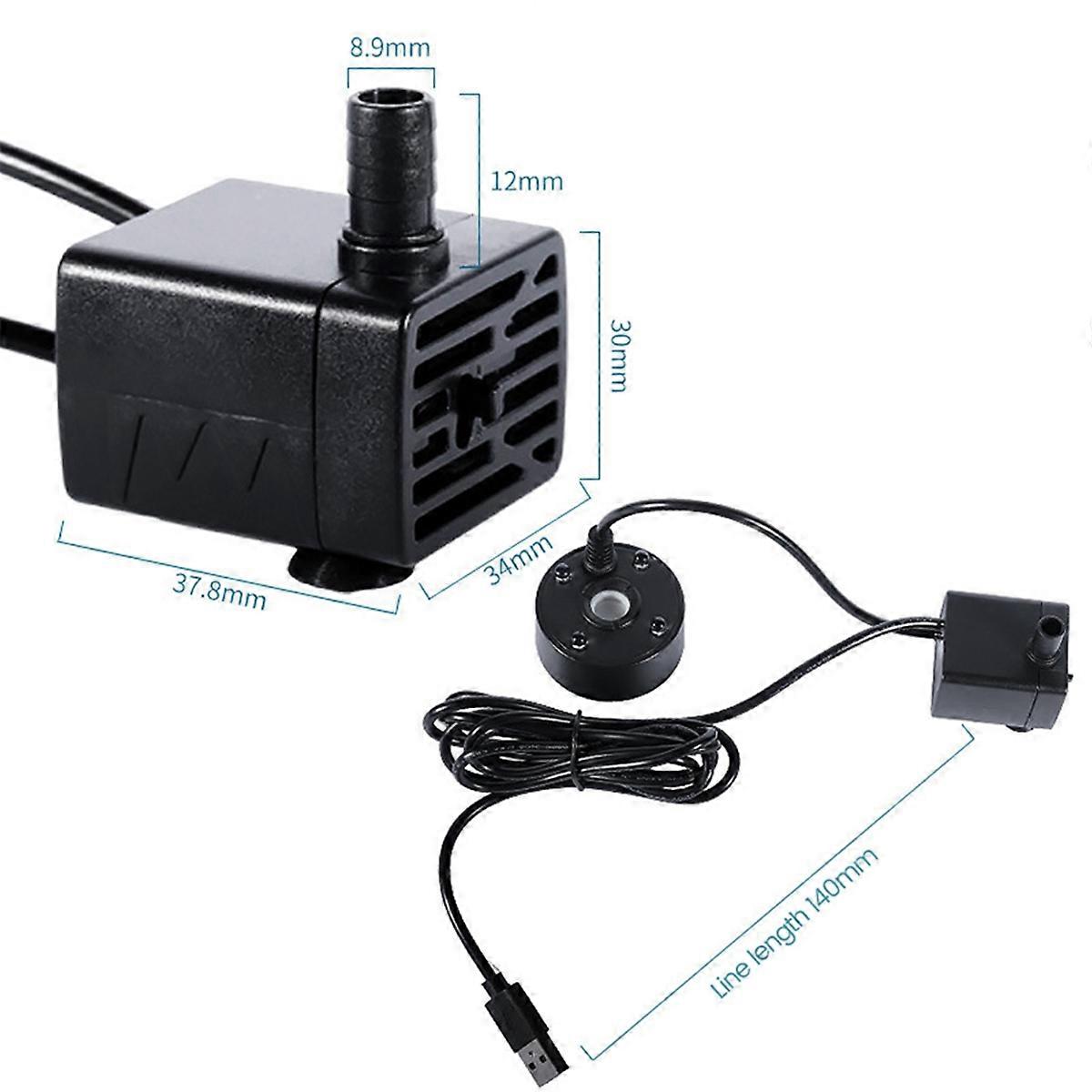 Indoor Fountain Garden Pond Water Fogger Atomizer White