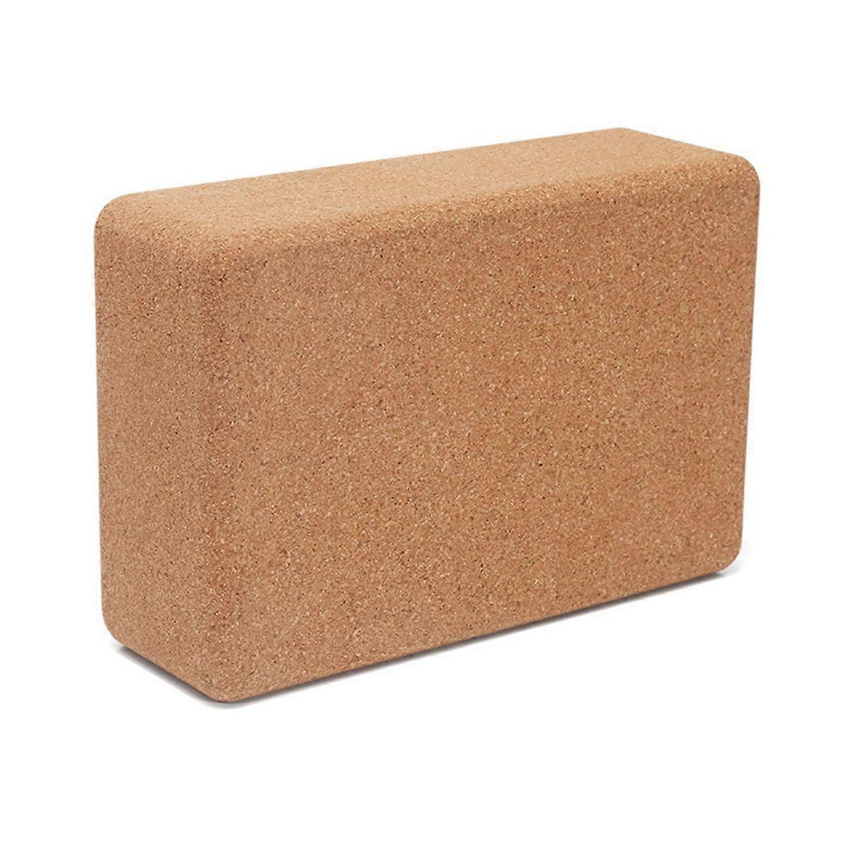 Cork Yoga Block Gym Blocks Cork Yoga Brick Exercise Stretch Body B