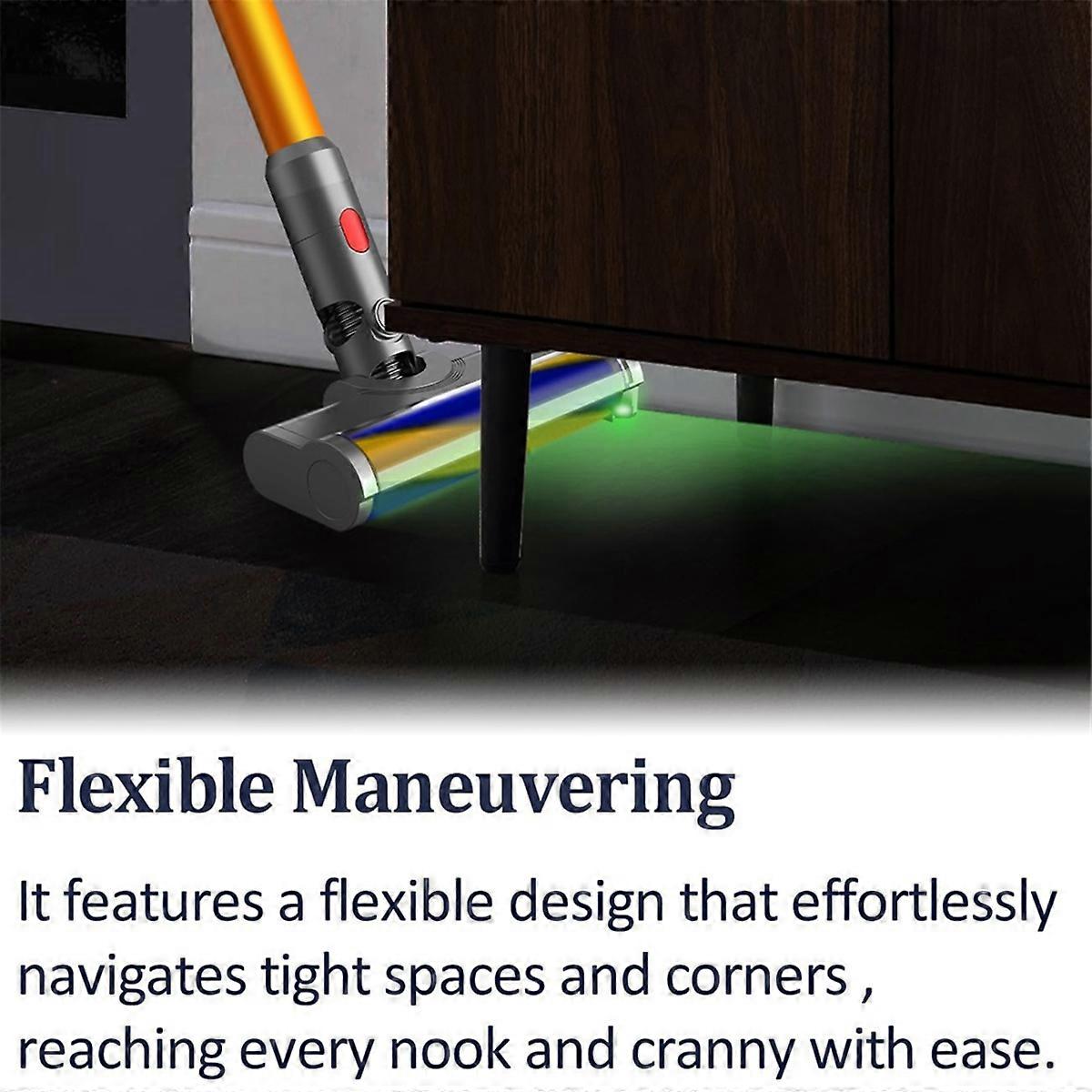 Dyson Gen5 Detect -akkupölynimurille Kovalattian harjaspää Moottoripää pölyntunnistimella