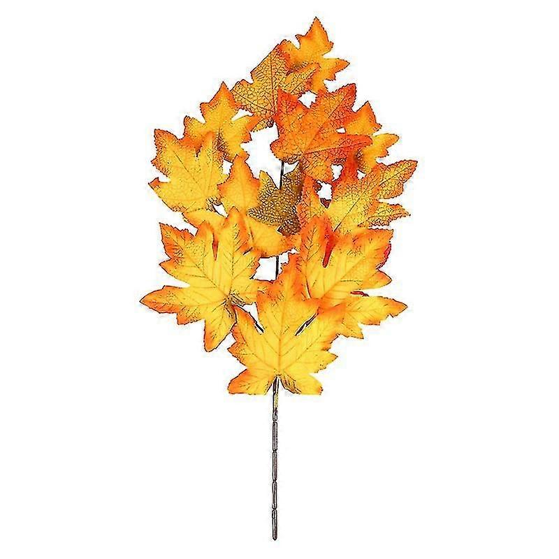 1pcs Artificial Thanksgiving Maple Shrubs