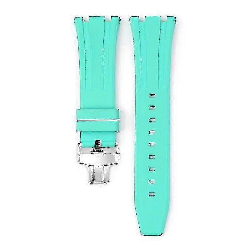 26mm clasp strap for Audemars Piguet 15400 silver