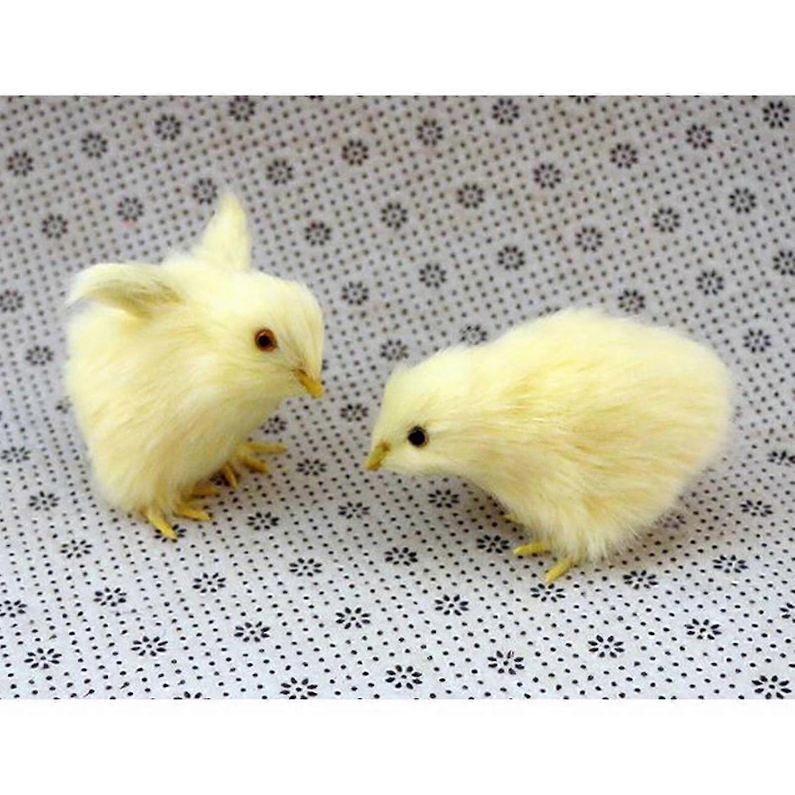 Mini Easter Chicks Yellow Easter Chenille Chicks Cute Complete Easter Chicks Easter Party Chicks