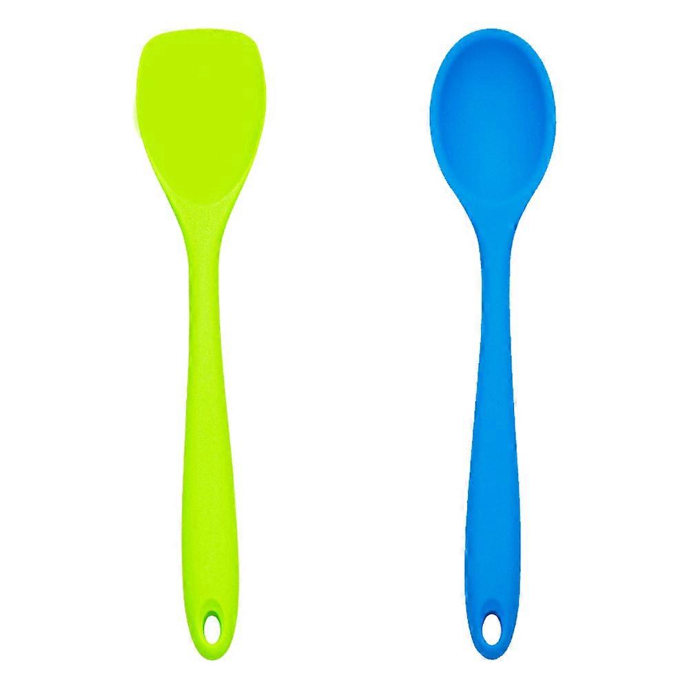 2 Piece Mini Kitchen Utensil Set- Silicone Kitchen Tools with Spatulas