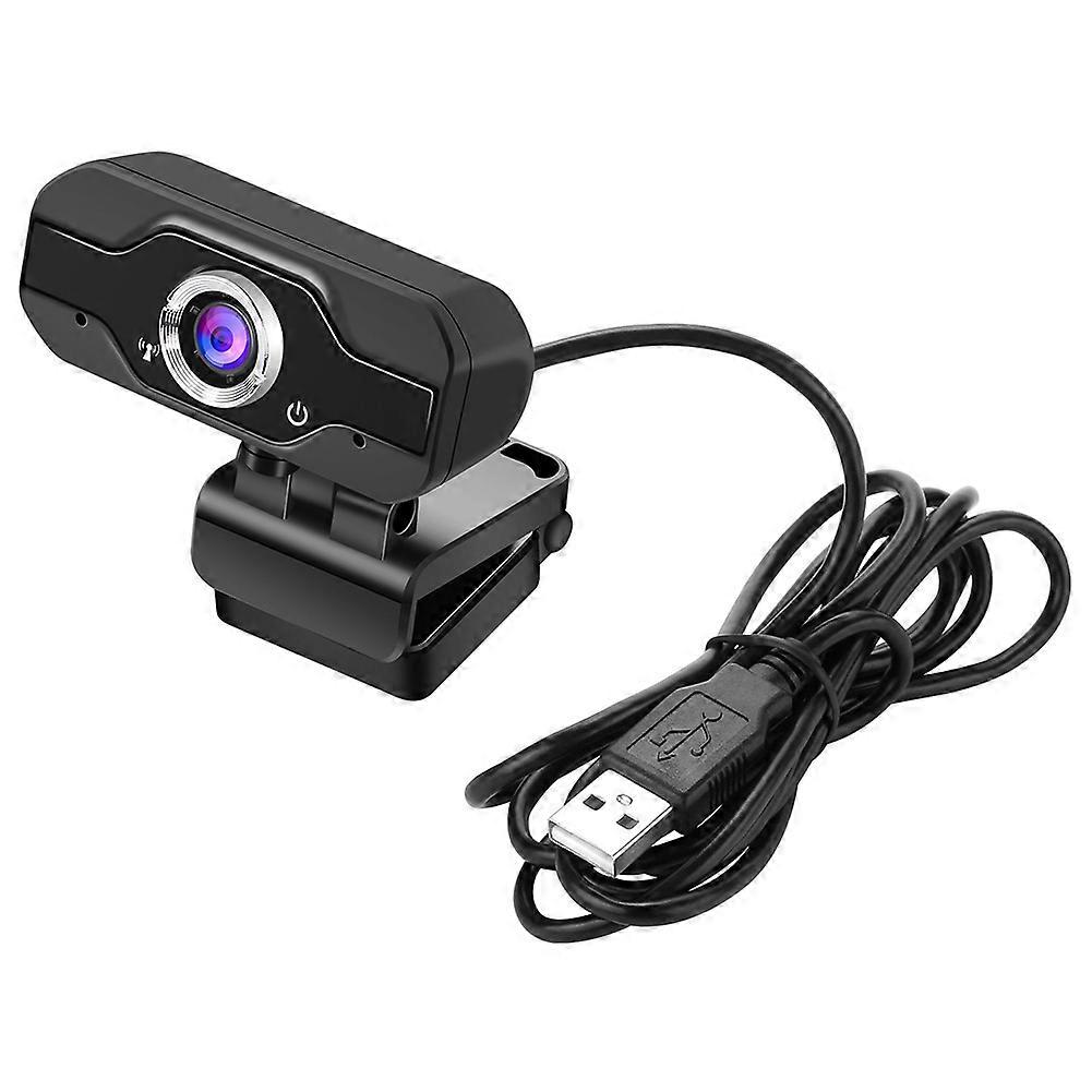 Computer Camera Built-In Microphone Black Silver High-Definition Image for Desktop / PC