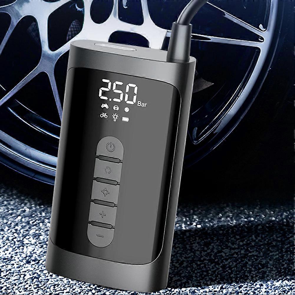 Multifunctional Cordless Intelligent Car Tire Inflator USB Rechargeable Digital Display Car Tire Pump Portable Tire Inflator