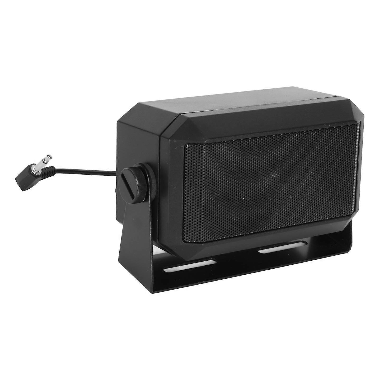 External 5W CB Extension Speaker with 4Ω Impedance for CB Radio, Ham Radio, Mobile Transceiver, 3.5mm Jack, with Swivel Bracket