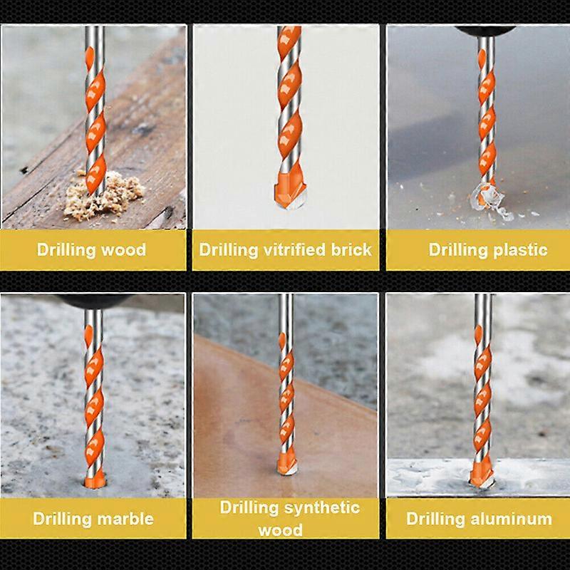 Ultimate Drill Bits Twist Drill Head Wall Ceramic Glass Punching Hole Working Set