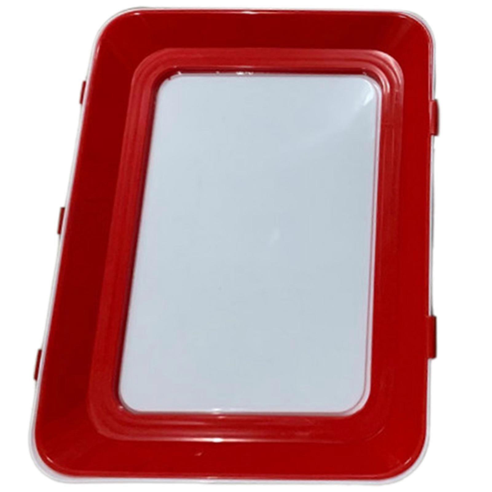 Kitchen Food Preservation Tray Stackable Refrigerator Storage Container for Meat Vegetables Save Space Fresh Keeping
