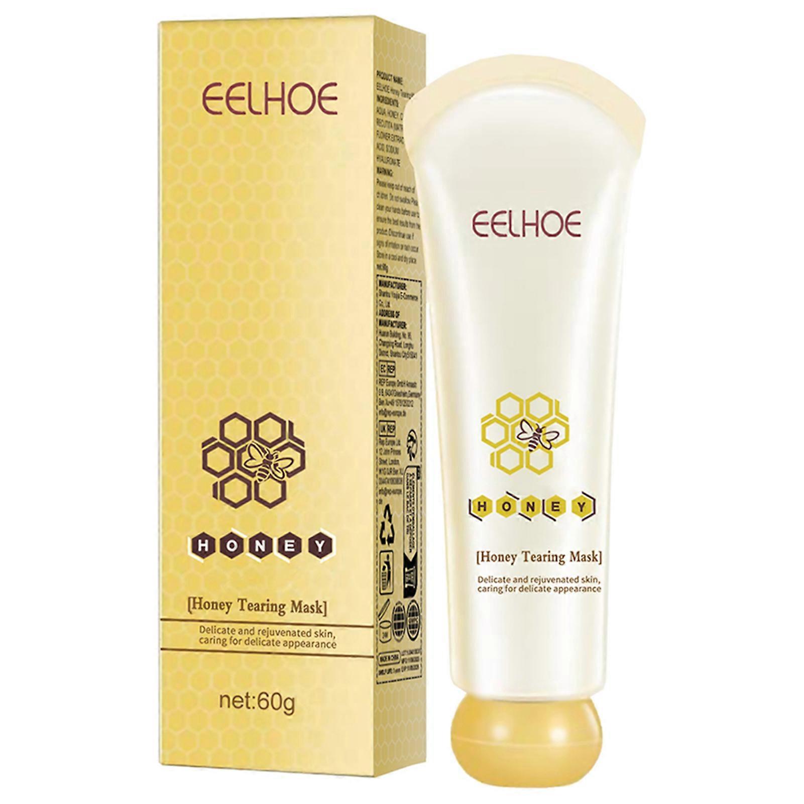 Honey Tearing Mask for Blackheads Deep Pore Cleansing Honey Peel Off Face Mask for All Skin Types