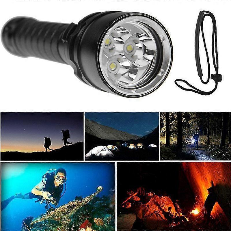LED Diving Underwater M Flashlight Torch NN