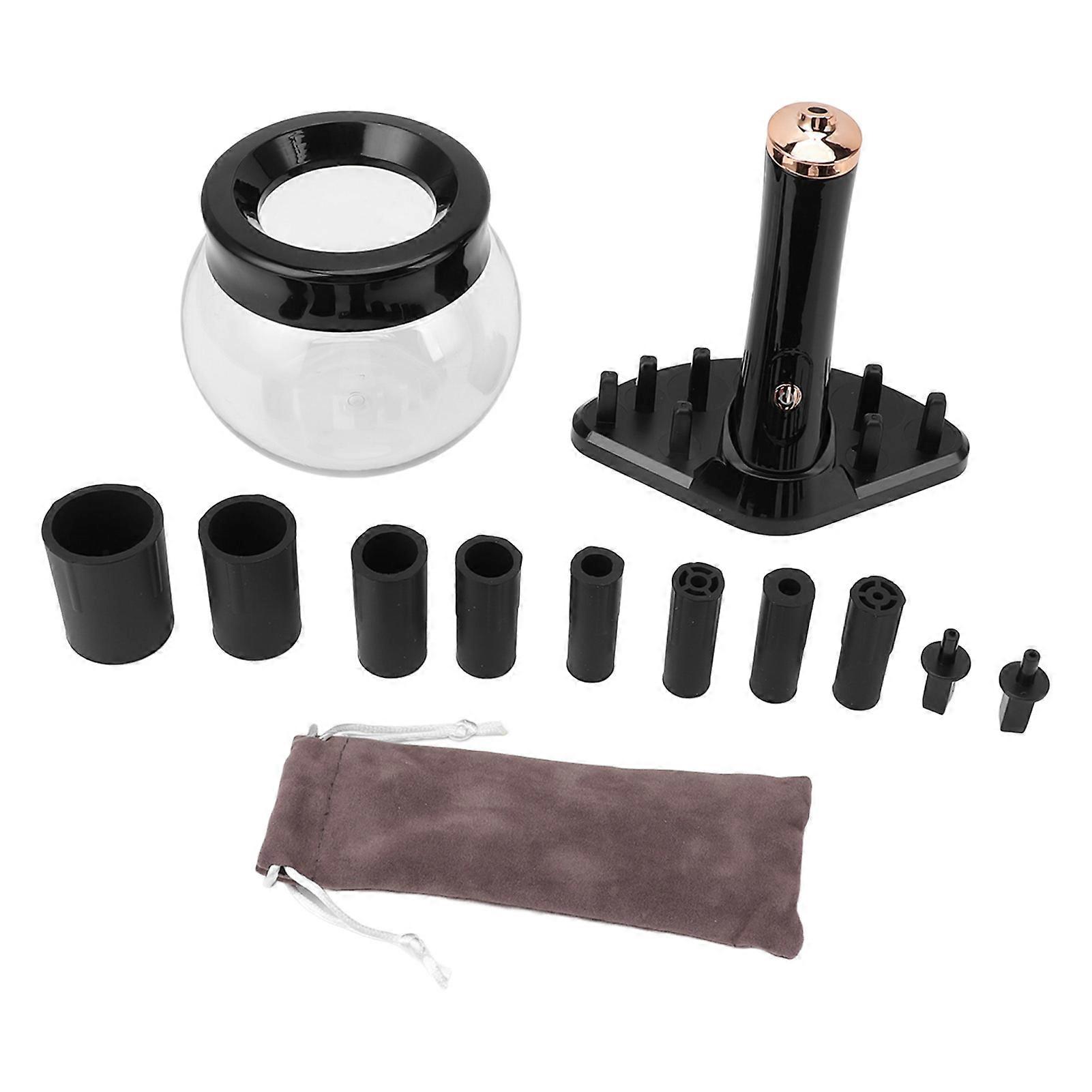 Makeup Brush Dryer 8 Size Silicone Collars Deep Cleaning Automatic Makeup Brush Cleaner for Manicure