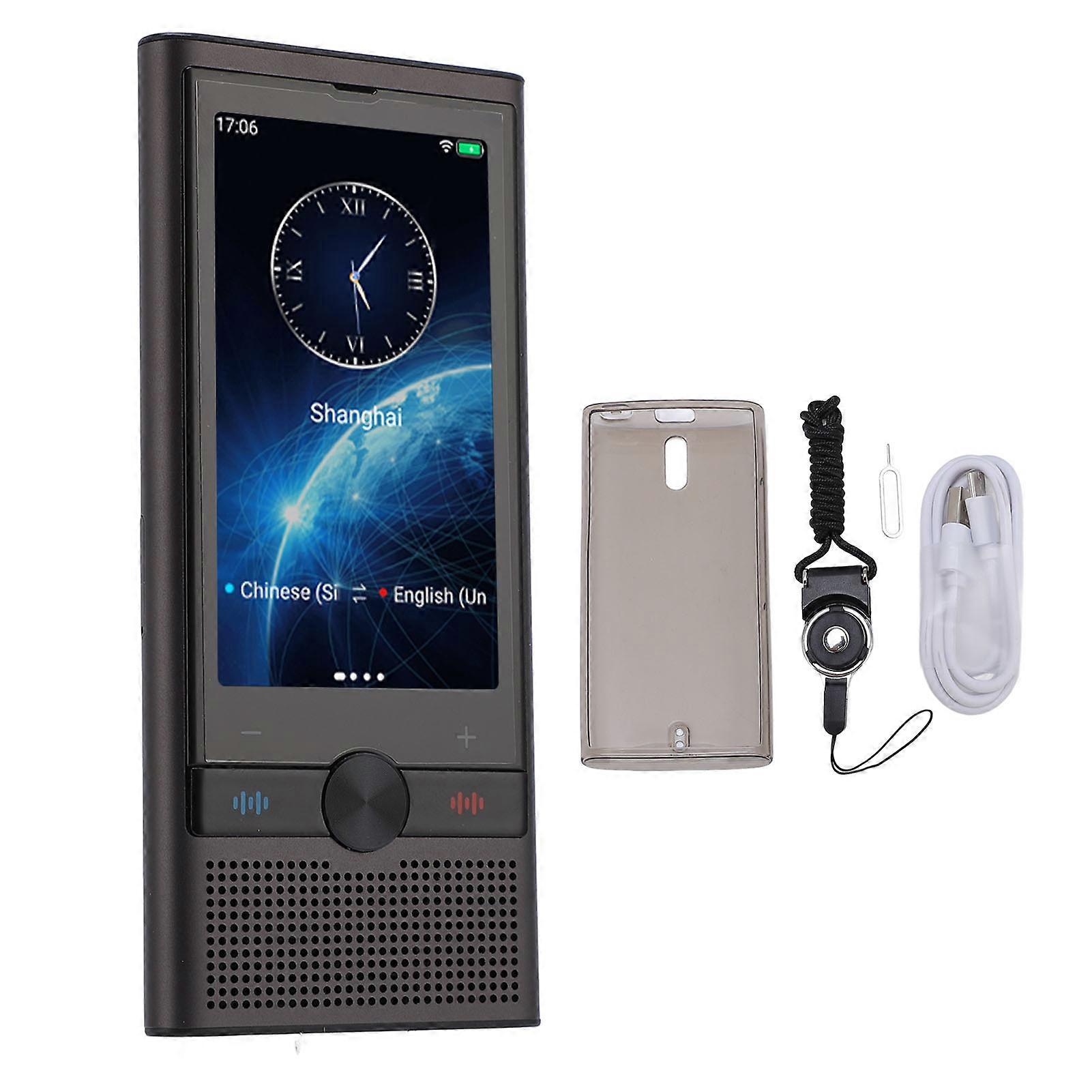 4G Smart Touchscreen Voice Translator For ChatGPT 138 Languages Supported Noise Reduction Wireless Mobile Hotspot Offline Photo Translation Recording