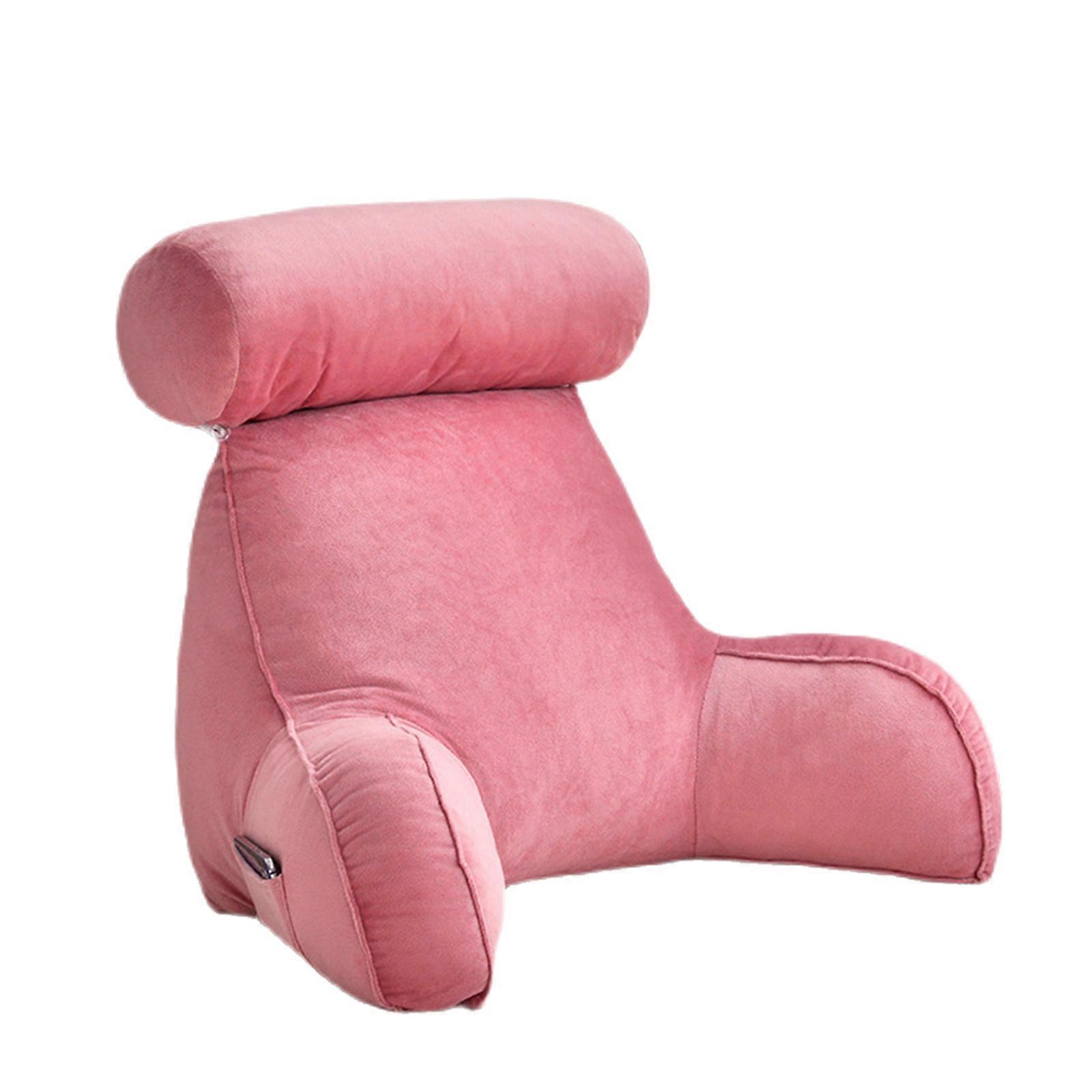 Reading Pillow With Armrest Detachable Back Support Cushion Lumbar Support Pillow
