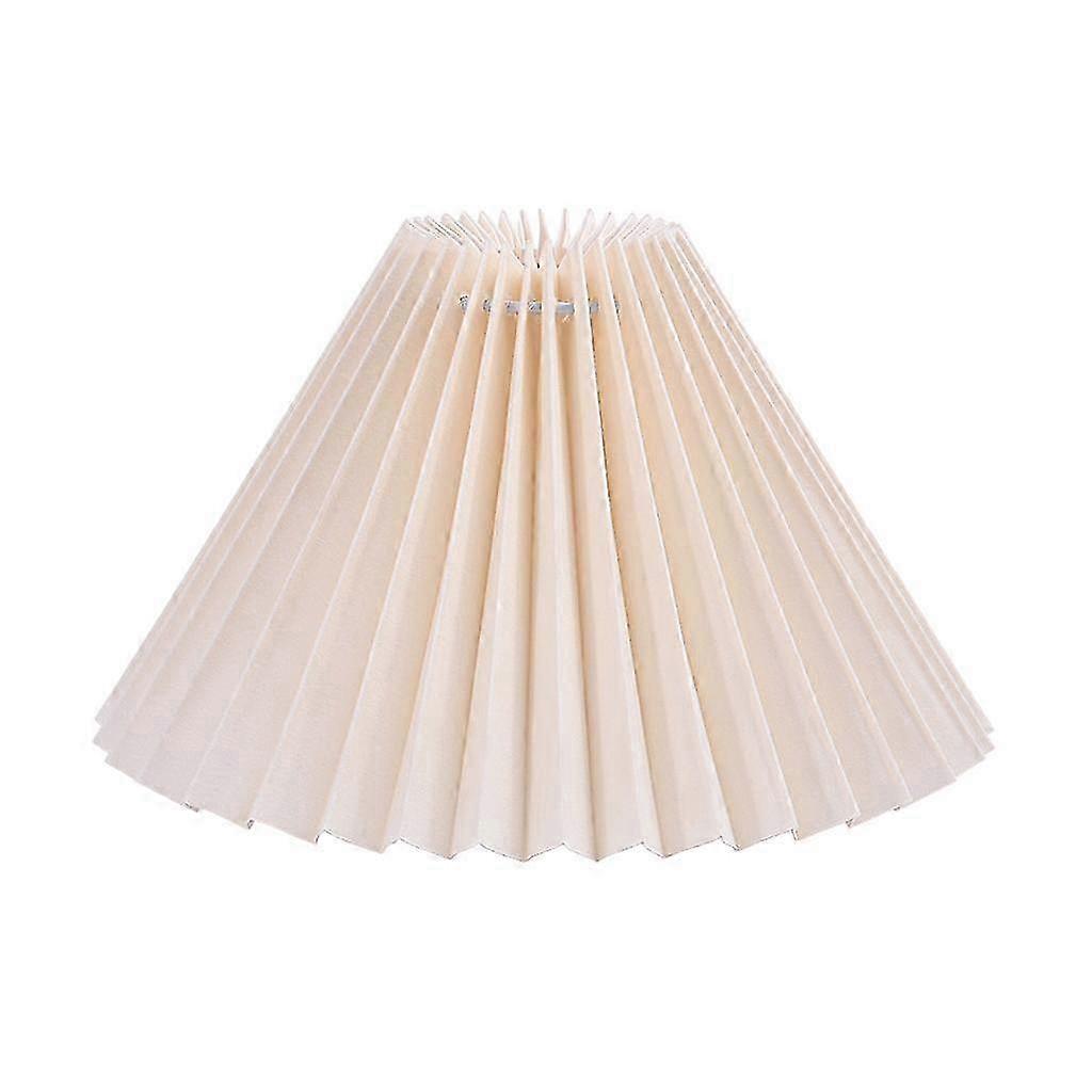 Modern Simple Cloth Lampshade for Home Office, Dustproof White Shade 24cm Diameter