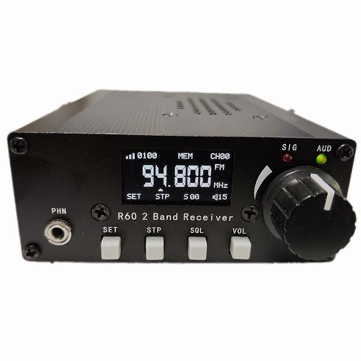 DIY Aviation Radio R60 FM 88-108MHz Air Band 118-136MHz Receiver