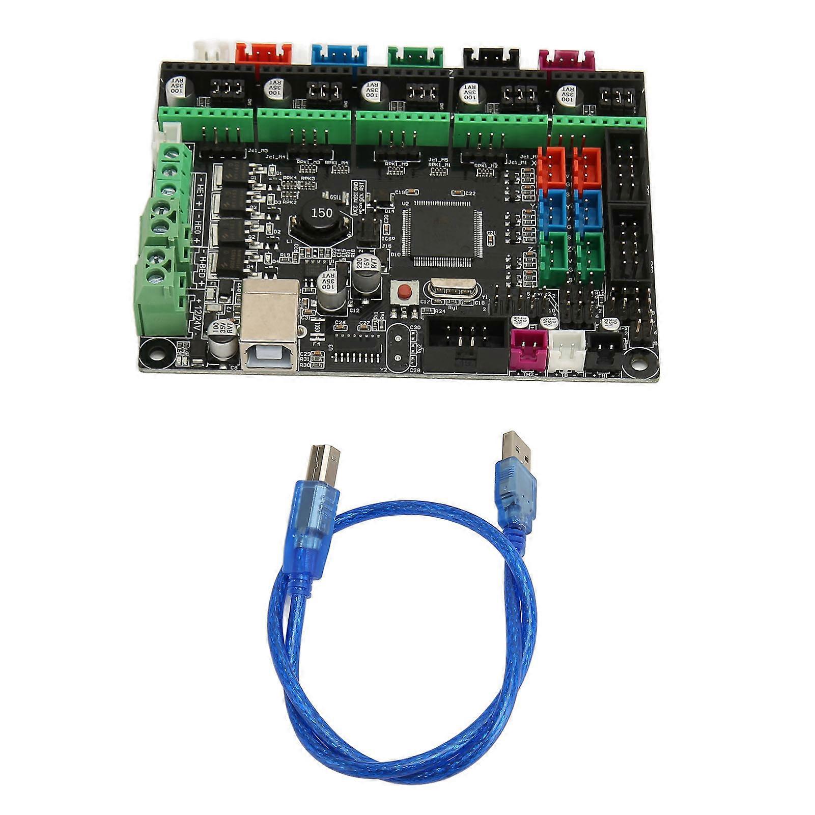 MKS GEN V1.0 Motherboard 12V to 24V 3D Printer Control Board Compatible Ramps1.4 Marlin A4988 for DRV8825